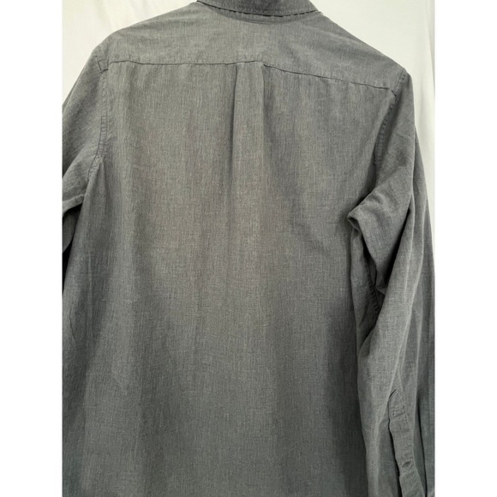 J.Crew Secret Wash Shirt Mens M Classic Fit Gray Stretch Button Down NWOT - Picture 8 of 9